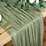 nappe decorative plissée semi transparente beige orange rouille vert olive rose echangement saisonnelle rustique