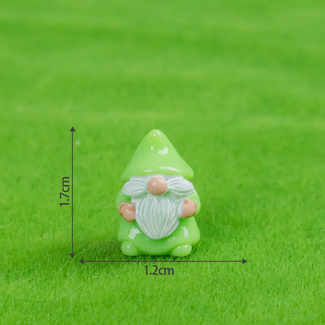 figurines naines miniatures résine bleu rouge jaune violet rose vert classiques 100 pièces