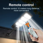 lampe led solaire extérieure ip67 moderne télécommande noir mat capturant mouvement