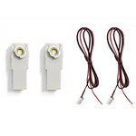 paire ampoules led blanches éclairage intérieur voiture connecteur boîte gants