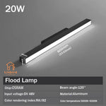 spot led noir mat rail magnétique télécommande application mobile moderne intérieur