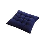 coussin carré moderne 40cm capitonné antidérapant massage lit siège couleur variéeOpaque