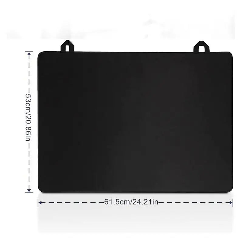 tapis cuisinière moderne noir clips protection antidérapante induction électrique 53cm 61.5cm