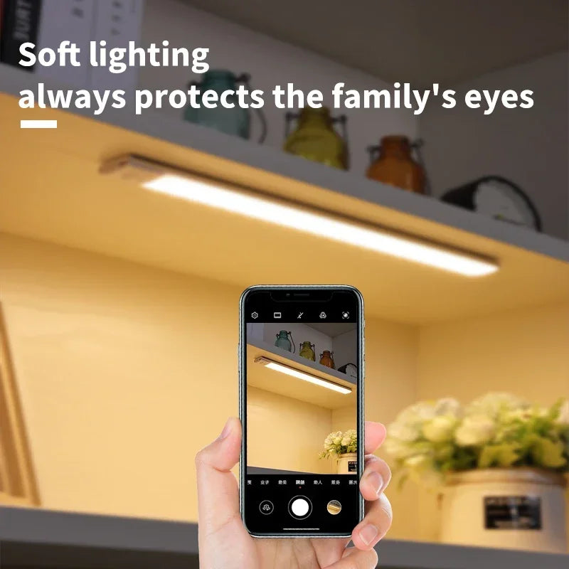 lampe led rechargeable motion detection nuit blanc chaud moderne minimaliste 10cm 30cm 50cm