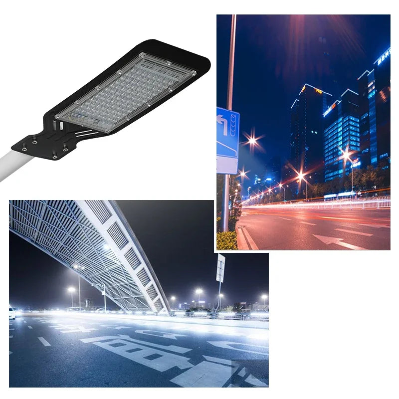 lampe rue led moderne étanche noir blanc ip65 ac220v fluxlumineux