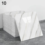 panneau décoratif auto adhésif marbre blanc moderne résistant humidité facile contemporain
