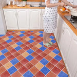 Sticker carrelage en PVC dans une cuisine moderne