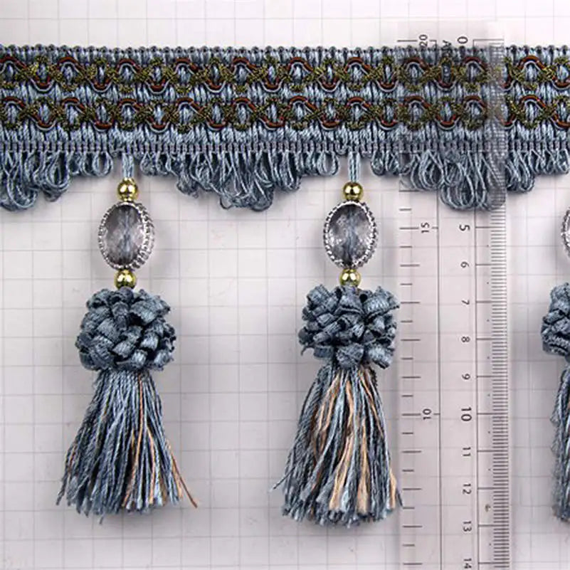 pompons décoratifs bleu gris beige rose marron vert texturé brillant élégants partie bricolage