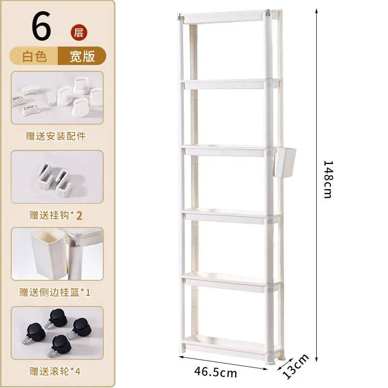 étagère mobile roulettes blanc moderne plateaux lisses suspendus porte chariot multifonctionnelle adjustable almacenamiento