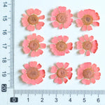 fleurs séchées multicolores bijoux résine décoration ongles maison intérieure artisanal anniversaire naturelles