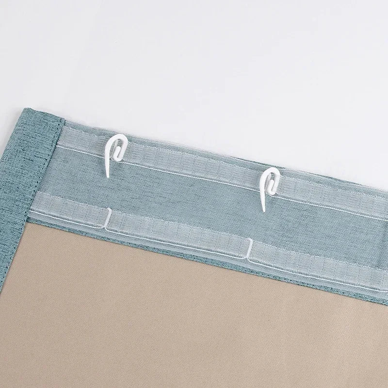 ruban rideau blanc rayures carrés classique 10cm 20m tissu maille accessoire volet polonais moderne