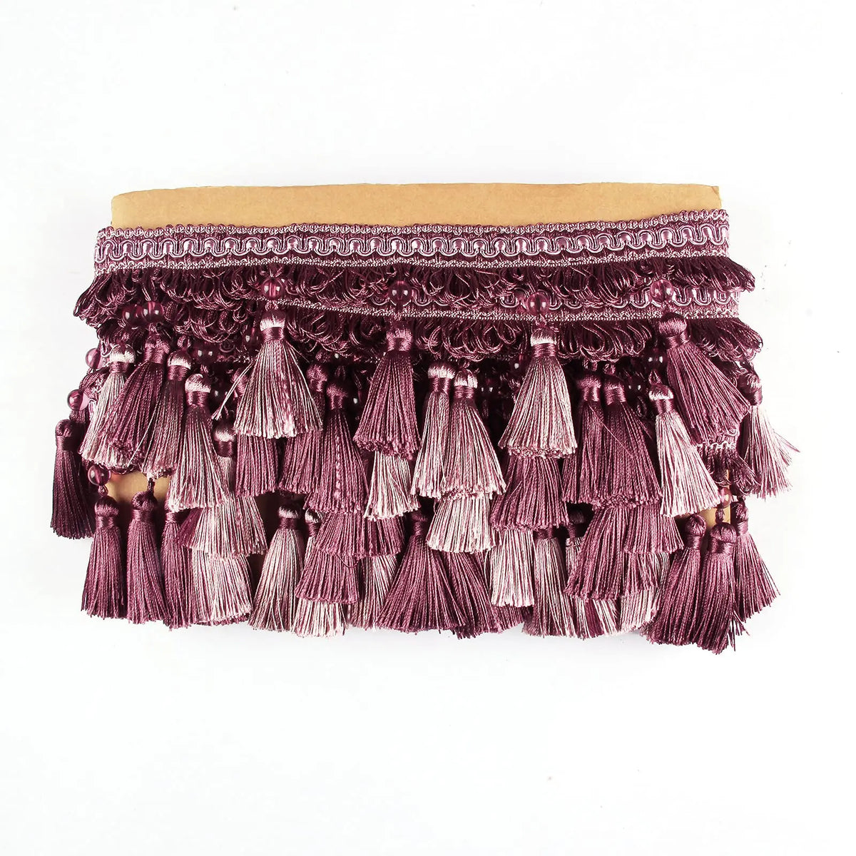 rubans décoratifs franges or marron gris bleu rose mariage classique élégant