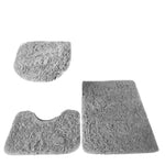 tapis bain violet rouge rose bleu noir peluche douce moderne salle bain respectueux environnement
