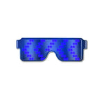 lunettes led rouges bleues vertes modernes technologiques occasion fête anniversaire mariage noël