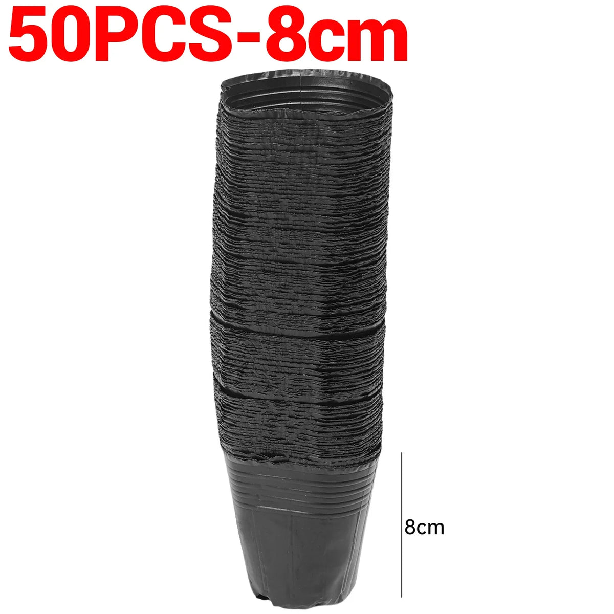 pots fleurs noirs opaques bacs pépinière plastique simples utilitaires plantes 13 10 cm