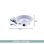 ensemble accessoires salle bain chrome porte serviette savon dentifrice gobelet mural métal