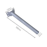 support lampe poteau rue lumineux fixe plaque métal gris moderne