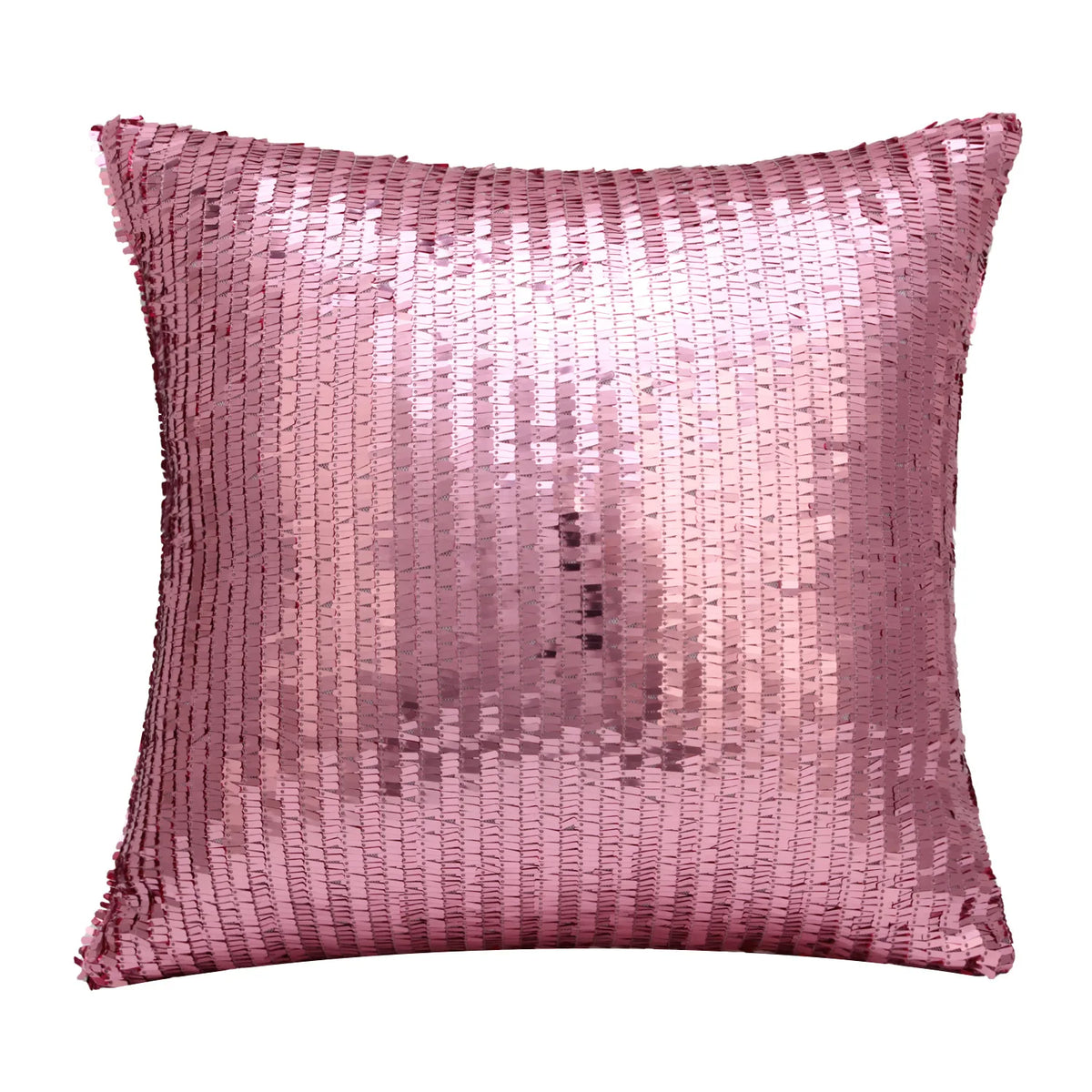 housse coussin paillettes argentées moderne 38x38cm decoration salon lit voiture polyester