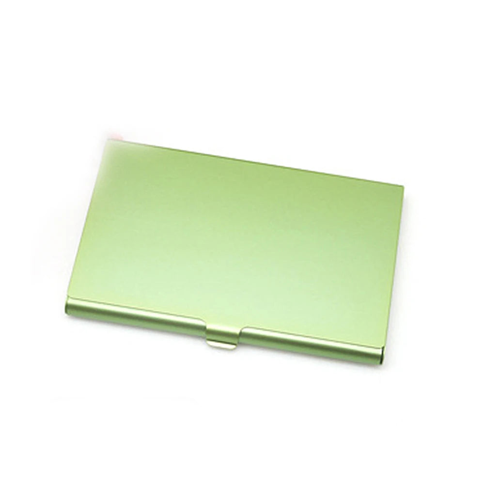 porte cartes réutilisable métal coloré rose doré moderne clip
