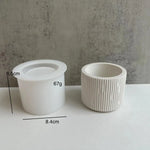 cache coussin silicone blanc rayures moderne opacité set