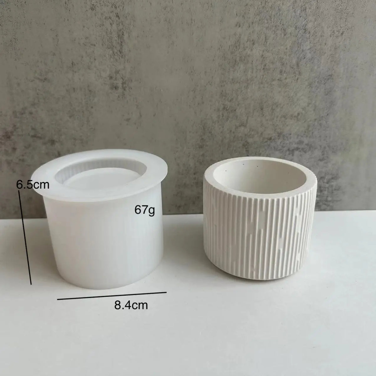cache coussin silicone blanc rayures moderne opacité set
