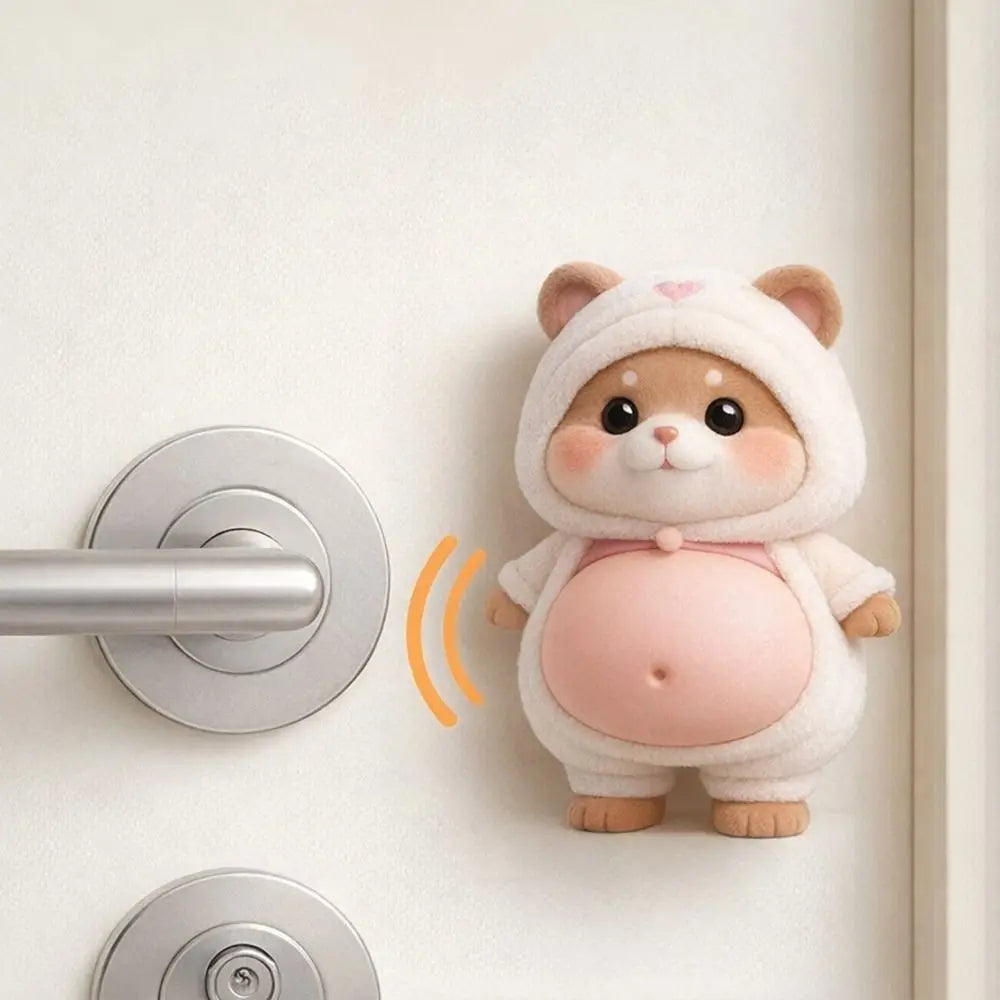 butées porte adhésives animaux peluche mignon aimantées sous porte décoration intérieure
