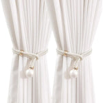 rideaux polonais moderne blanc rose gris bleu adhésifs chanvre élégants