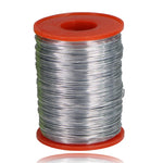 fil fer galvanisé argenté lisse 250g 500g 1000g rondelles plastique apiculture fondation nid abeille