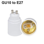 adaptateur ampoule E27 E14 E12 GU10 B22 G9 moderne blanc rond lisse opaquet certification