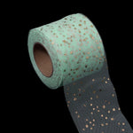 ruban polyester étoiles dorées transparent festif bleu rose rouge vert noir gris beige