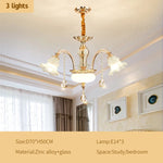 lustre doré cristal fleurs classique baroque salon encastrée led 2000lm 82000lm