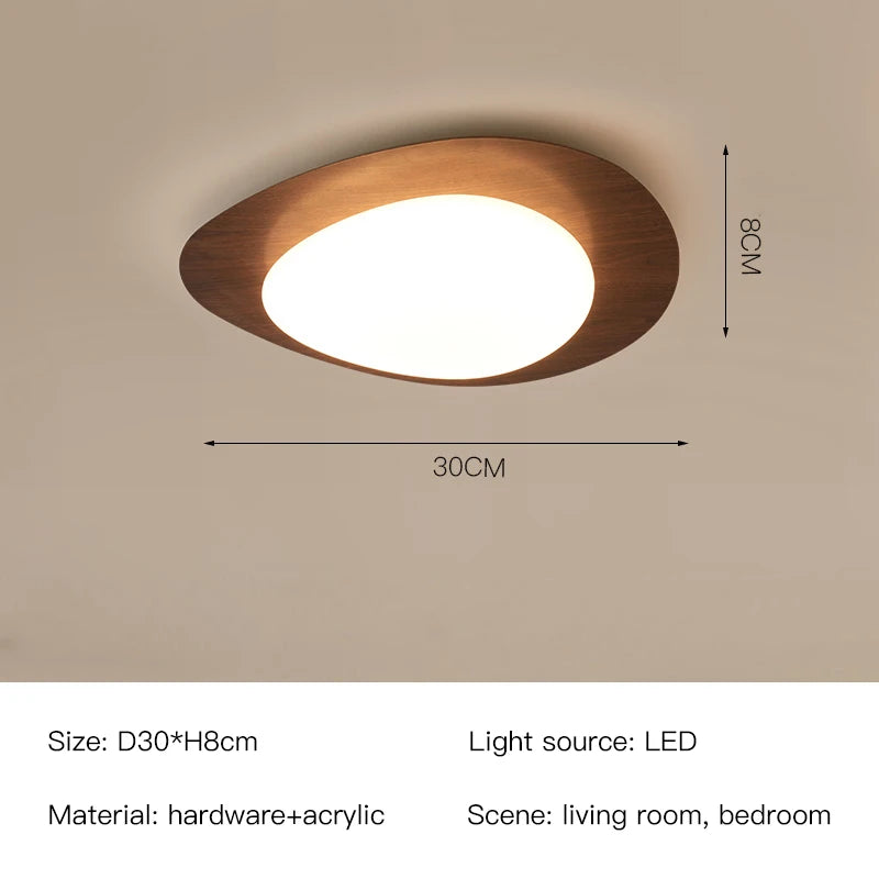 lampe moderne bois naturel texture bois opacité minimaliste éclairage chambre lumière led facile certification