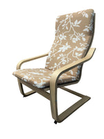 housse chaise gris clair fleurs blanches moderne salon élasthanne polyester imperméable extensible