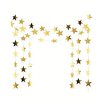 guirlandes étoiles scintillantes or noires fête anniversaire mariage décoration stars brillantes fourraine