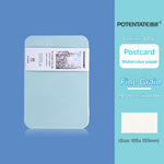 papier aquarelle grainé blanc vert bleu jaune artiste coarse medium fine boîte métal cartes