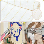 toile broderie rayée beige coton polyester antimicrobien control odeur tissu filet jaco Jacquard bricolage