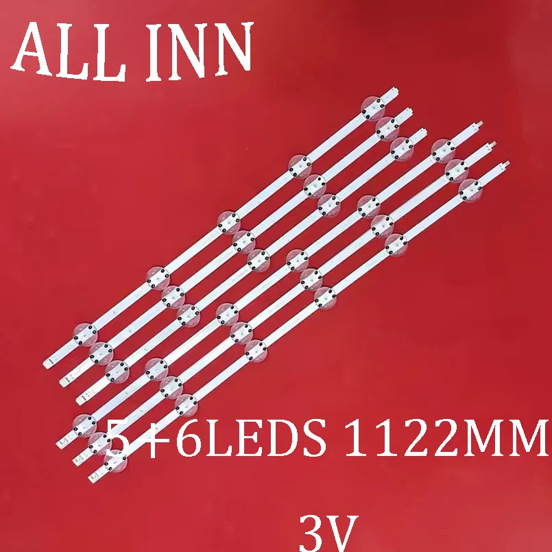 barrettes led transparentes modernes 1122mm 5v 3v 55gdu 55vlc 55gcu led