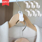 cintres pliants blancs modernes 20 pièces rangement garde robe organisateur gain place pliables chambre