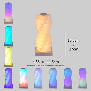 lampe table moderne bleu rose blanc toucher rgb changement couleur chambre coucher