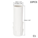 bougies décoratives marron blanc noir texture goutteuse moderne capsules fixation