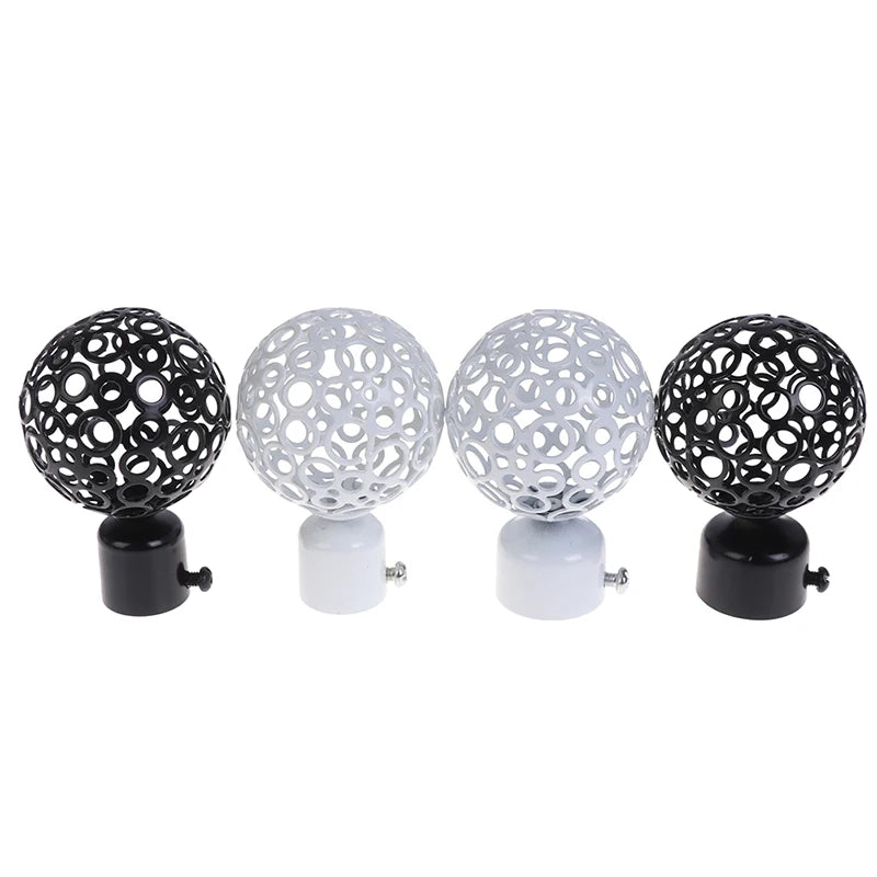 boule suspension moderne noir blanc perforée décorative eyelets 22mm 28mm