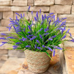 plantes artificielles rouge vert violet fleurs cônes feuilles modernes extérieur intérieur décoration maison chambre
