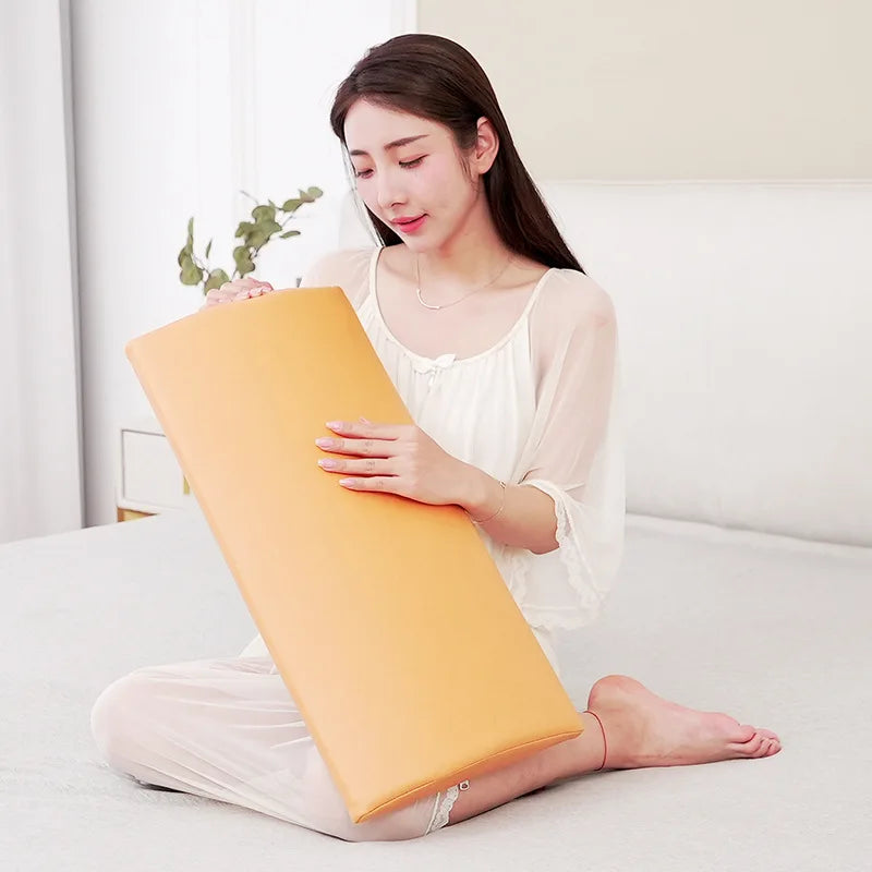 coussin lombaire support taille imperméable mousse mémoire forme amovible lavable moderne rose bleu orange
