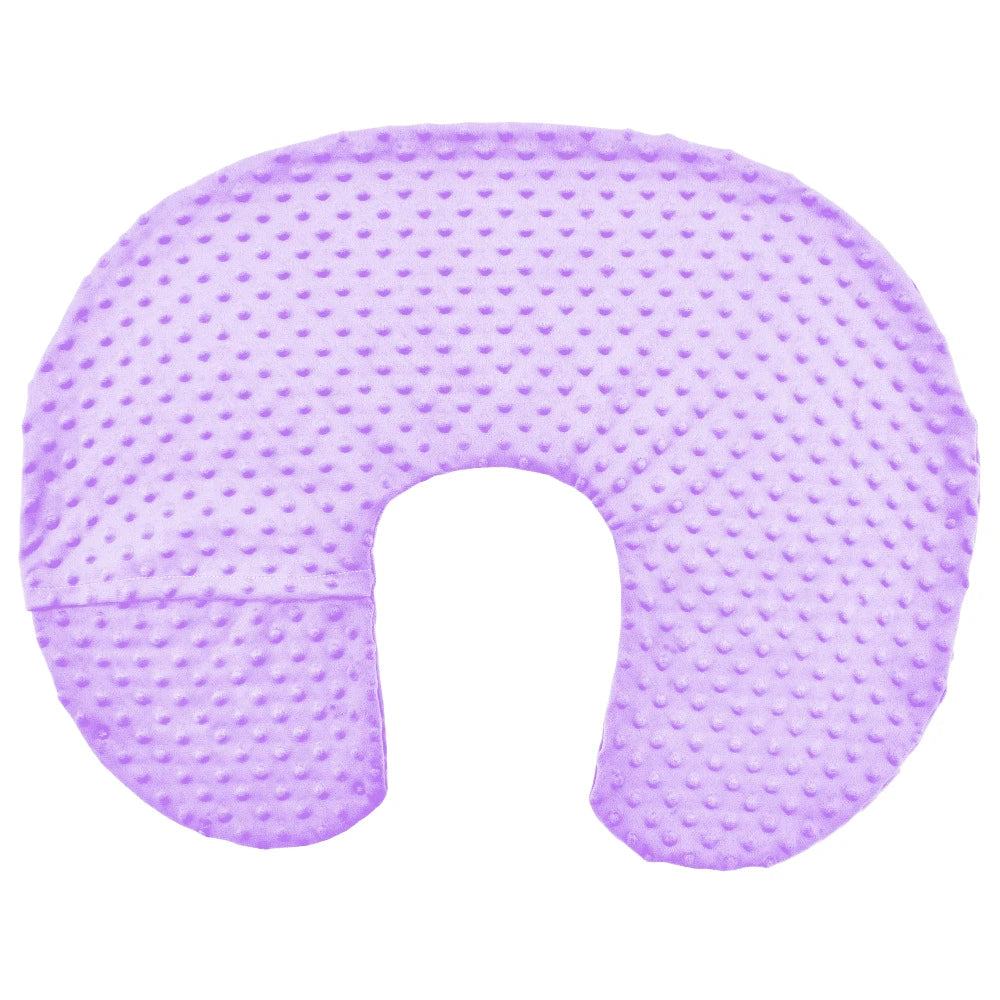 coussin portage bébé texture pointillée violet clair quatre saisons confortable zipper dos mois