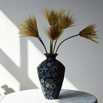 décoration intérieure plante artificielle verte feuilles pointues moderne branche plastique