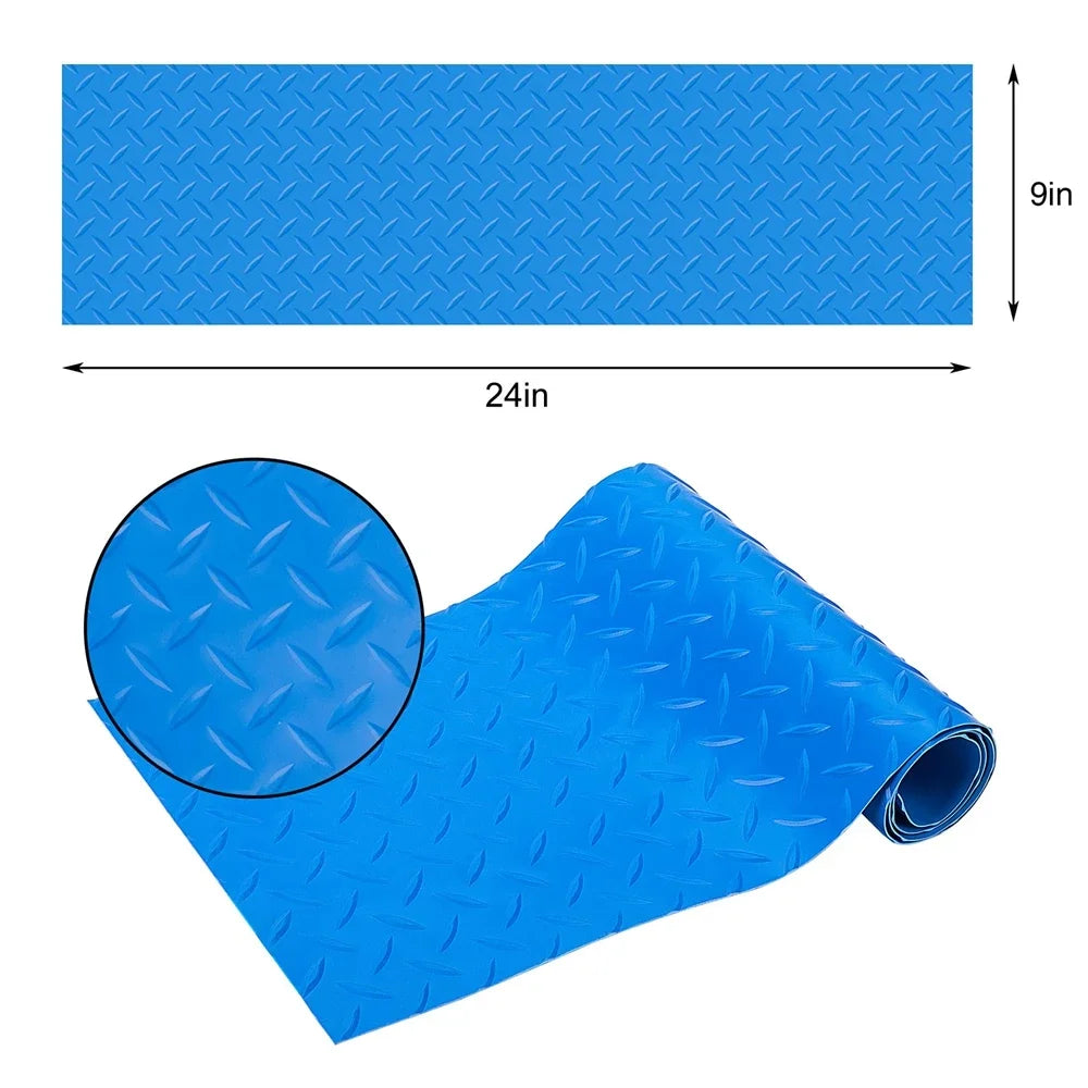 tapis antidérapant bleu diamanté piscine protection sol fond marin opalescent