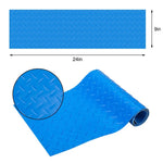 tapis antidérapant bleu diamanté piscine protection sol fond marin opalescent
