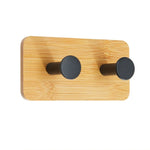 porte serviettes adhésif moderne bois naturel noir blanc gris vert marron unique utilisation multiple