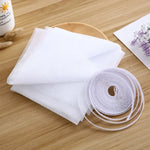 filet anti moustiques blanc maille fine moderne adhésif velcro adhésif plié maison jardin
