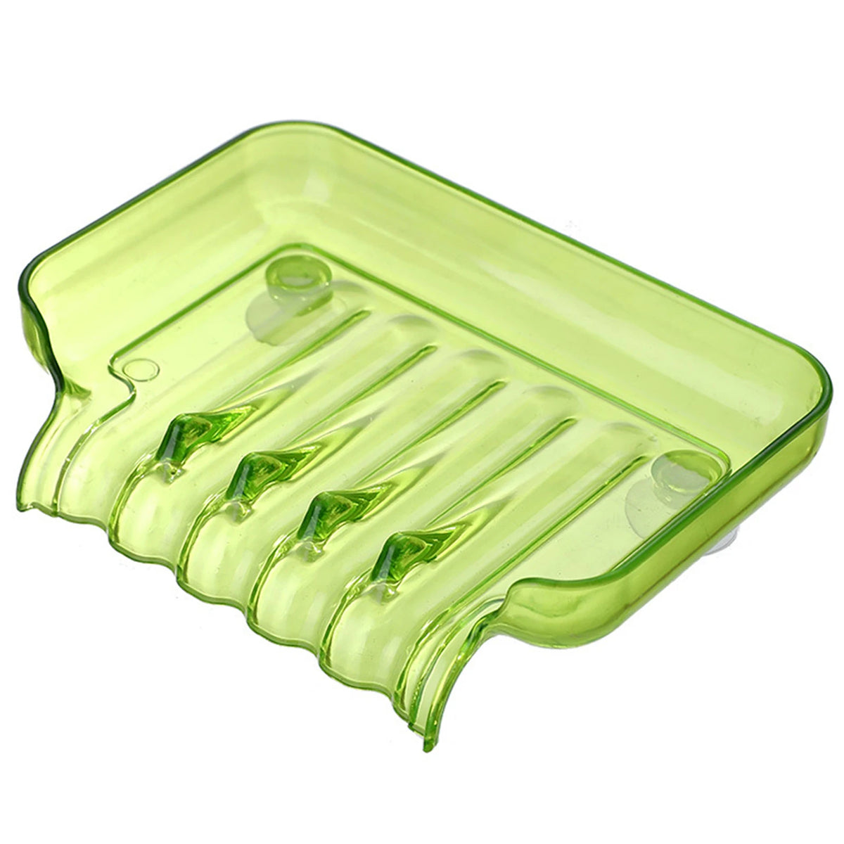 support savon violet translucent moderne salle bain drainage automatique lisse minimaliste plastique